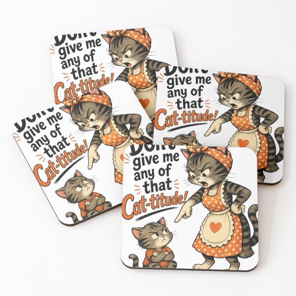 Item preview, Cat-titude! designed and sold by ThePlace2BeN.