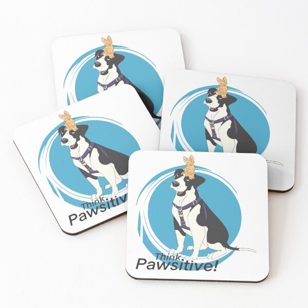 Item preview, Think Pawsitive shirt designed and sold by Kendall  Falk.