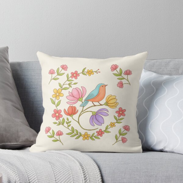 Item preview, The Bird & Flowers designed and sold by Doodleooly.