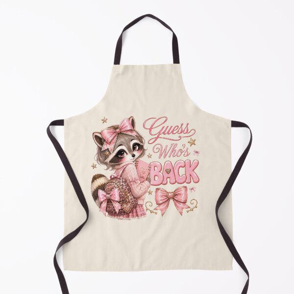 Item preview, Guess Who's Back Coquette Raccoon Pink Bow Preppy School designed and sold by Yellowriversss.