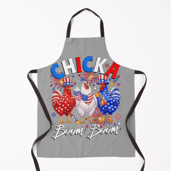 Item preview, Chicka Boom Boom Patriotic Chicken 4th of July Independence designed and sold by GreggRoss.