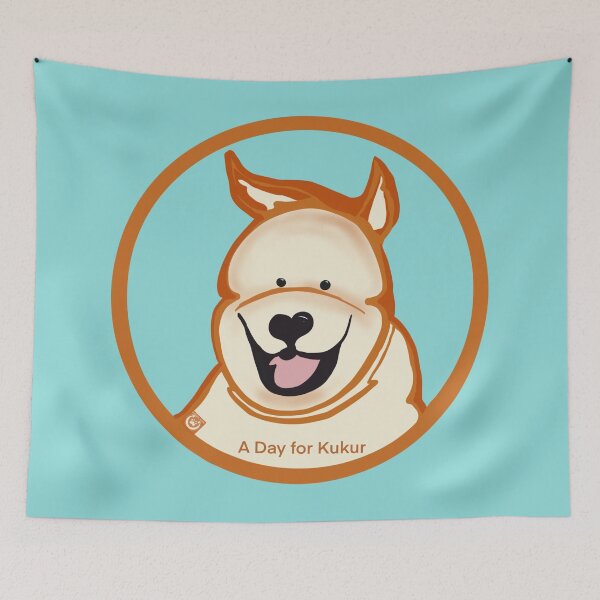 Item preview, A Day For Kukur - Happy Smiley Kukur designed and sold by GalapaTales.