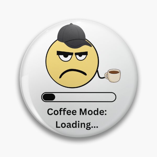 Item preview, Coffee Mode: Loading... | Funny Coffee Lover Minimalist Design designed and sold by DonGeneral.