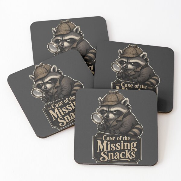 Item preview, Jimothy Raccoon Detective Case of the Missing Snacks Meme designed and sold by GraphixKing999.