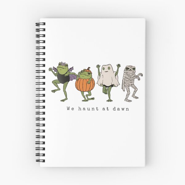 Item preview, We Haunt At Dawn Frog Halloween designed and sold by To101ARt.