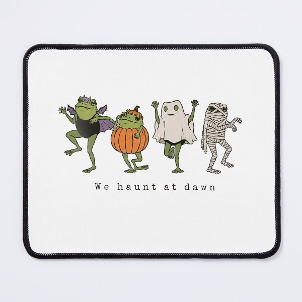 Item preview, We Haunt At Dawn Frog Halloween designed and sold by To101ARt.