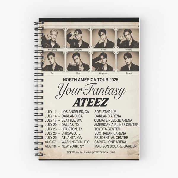 Item preview, ateez in your fantasy tour designed and sold by dellonszpakw.
