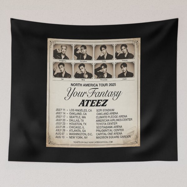 Item preview, ateez in your fantasy tour designed and sold by dellonszpakw.