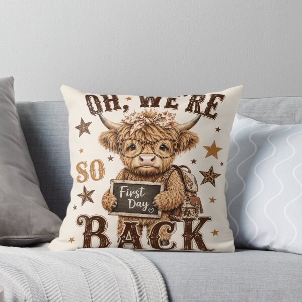 Item preview, Oh We're So Back Highland Cow Teacher Western School designed and sold by Yellowriversss.