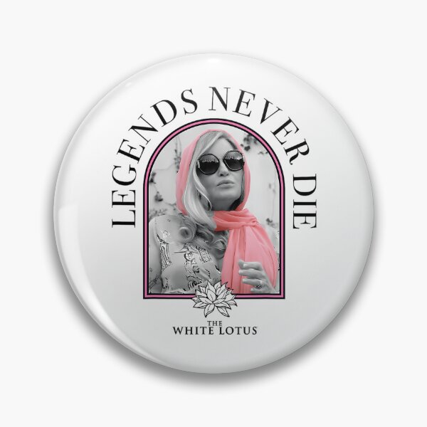 Item preview, Legends Never Die Jennifer Coolidge White Lotus Poster designed and sold by ChesleyKilback.