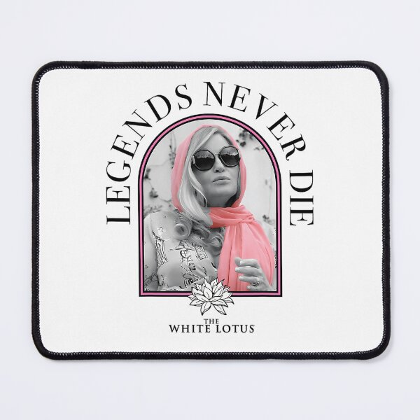 Item preview, Legends Never Die Jennifer Coolidge White Lotus Poster designed and sold by ChesleyKilback.