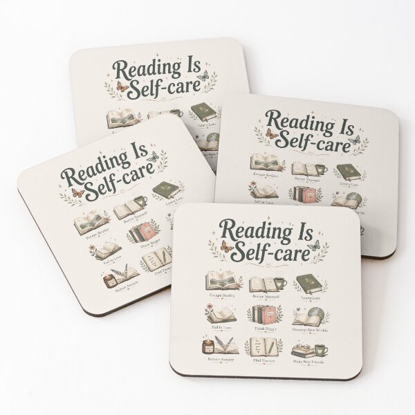 Item preview, Reading Is Self-Care, Book Lover Gift designed and sold by Quiajia.