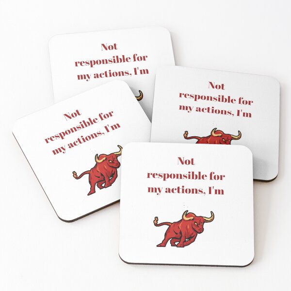 Item preview, Not Responsible I'm A Taurus Funny Zodiac Astrology Shirt designed and sold by MariaPCMaria.