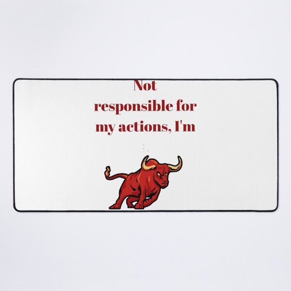 Item preview, Not Responsible I'm A Taurus Funny Zodiac Astrology Shirt designed and sold by MariaPCMaria.