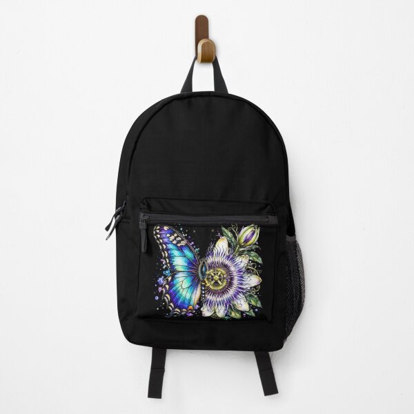 Item preview, Passion Flower Butterfly Watercolor Illustration designed and sold by ColorSplash123.