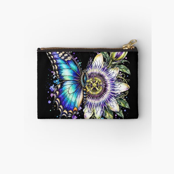 Item preview, Passion Flower Butterfly Watercolor Illustration designed and sold by ColorSplash123.