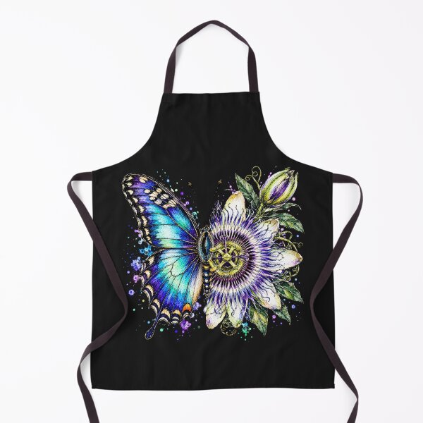 Item preview, Passion Flower Butterfly Watercolor Illustration designed and sold by ColorSplash123.
