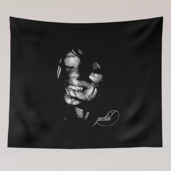 Item preview, Vintage Monochrome Petal Collage Aesthetic Graphic T-Shirt designed and sold by fungyar.