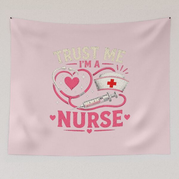 Item preview, Trust Me I'm A Nurse Funny Heart Stethoscope Nurse Gift designed and sold by Igrowlab254.