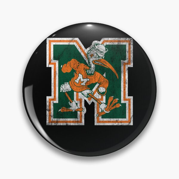 Item preview, Miami Hurricanes Letter M Ibis Mascot designed and sold by AnselReinger.