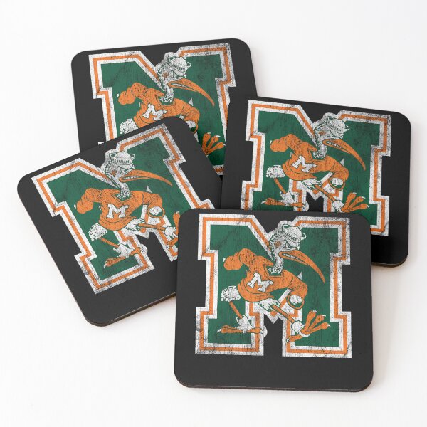 Item preview, Miami Hurricanes Letter M Ibis Mascot designed and sold by AnselReinger.