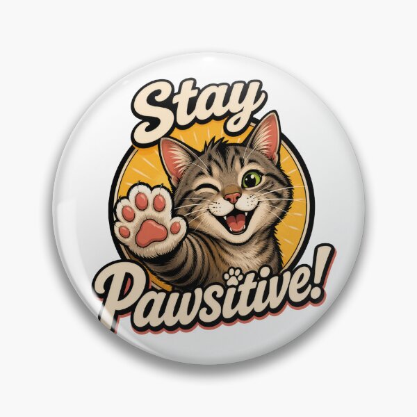 Item preview, Stay Pawsitive! designed and sold by ThePlace2BeN.