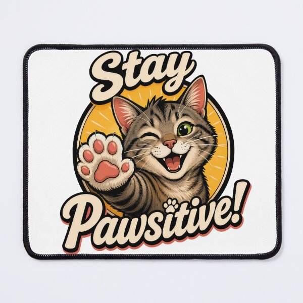 Item preview, Stay Pawsitive! designed and sold by ThePlace2BeN.