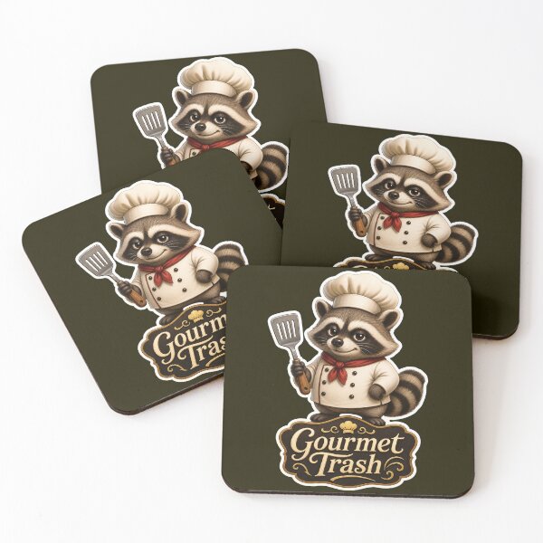 Item preview, Gourmet Jimothy Raccoon Trash Chef Funny Animal Meme designed and sold by GraphixKing999.