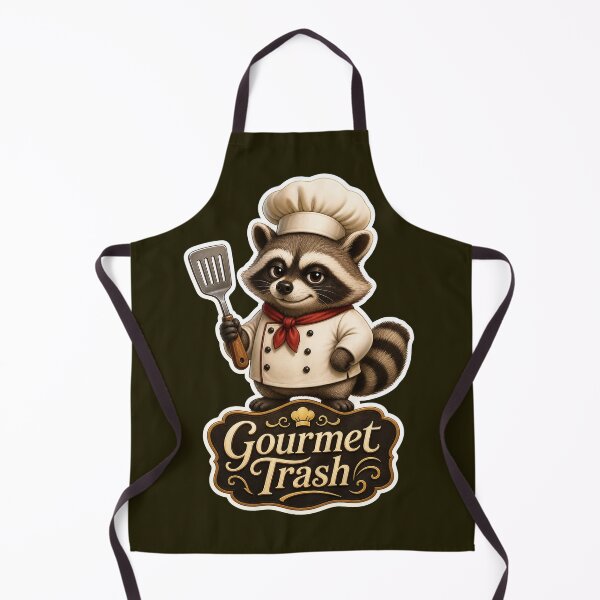 Item preview, Gourmet Jimothy Raccoon Trash Chef Funny Animal Meme designed and sold by GraphixKing999.