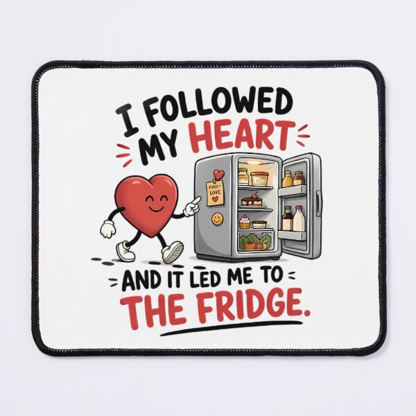 Item preview, Heart Following Fridge Full Of Food designed and sold by Linework Studio.