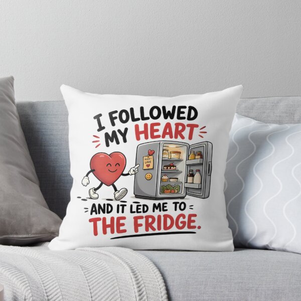 Item preview, Heart Following Fridge Full Of Food designed and sold by Linework Studio.