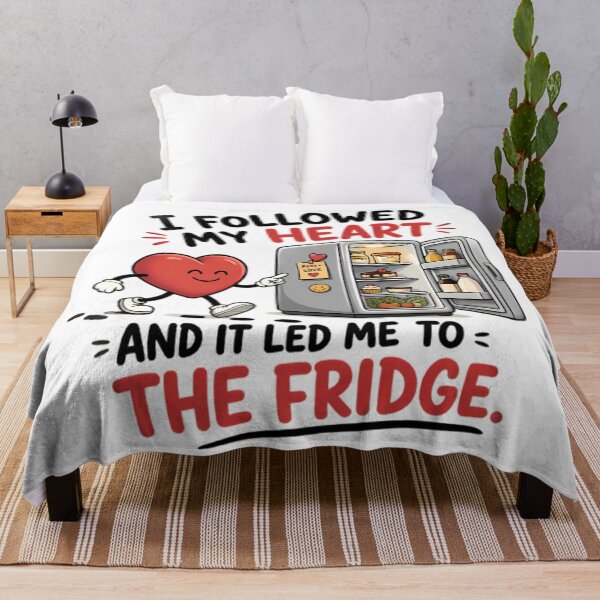 Item preview, Heart Following Fridge Full Of Food designed and sold by Linework Studio.
