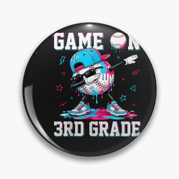 Item preview, 3rd Grade Back to School Baseball Drip Ice Cream Game On designed and sold by FrankIsabel.