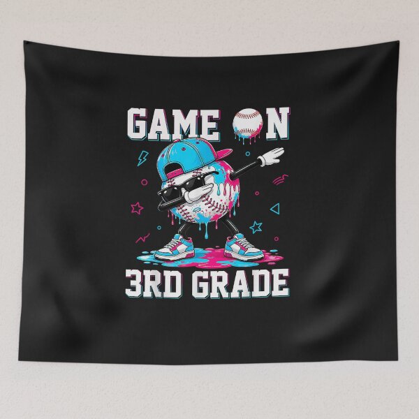 Item preview, 3rd Grade Back to School Baseball Drip Ice Cream Game On designed and sold by FrankIsabel.