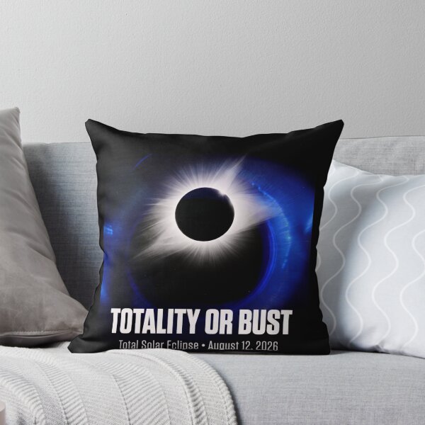 Item preview, Totality or Bust Solar Eclipse Spain 2026 designed and sold by CalmCapy Co.