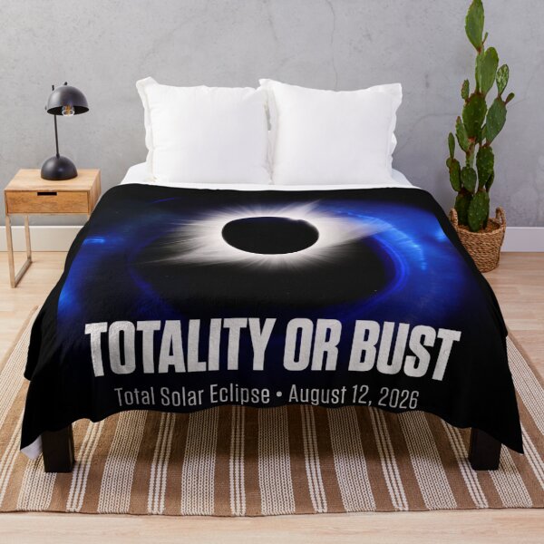 Item preview, Totality or Bust Solar Eclipse Spain 2026 designed and sold by CalmCapy Co.