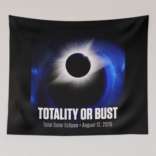 Item preview, Totality or Bust Solar Eclipse Spain 2026 designed and sold by CalmCapy Co.