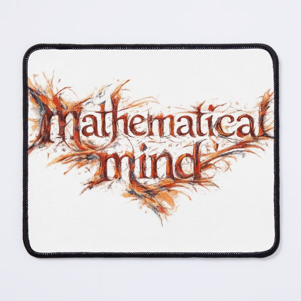 Item preview, Mathematical Mind Fiery Artwork designed and sold by Cukupsehatlah.