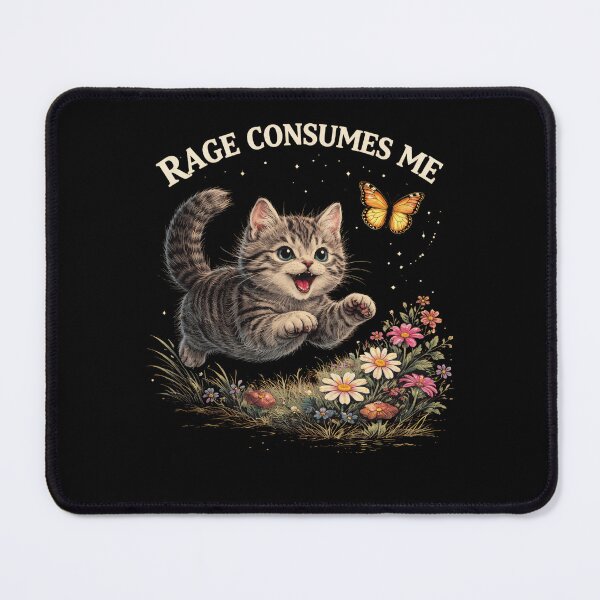 Item preview, Rage Consumes Me Funny Cat Meme Lover designed and sold by borutawear.