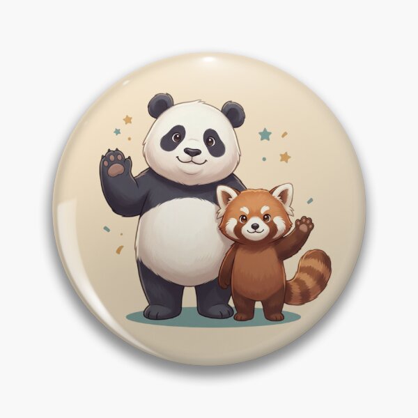 Item preview, Panda Friends Waving Hands designed and sold by TriStudio.
