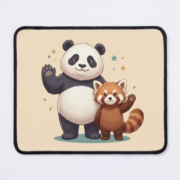 Item preview, Panda Friends Waving Hands designed and sold by TriStudio.