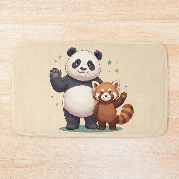 Item preview, Panda Friends Waving Hands designed and sold by TriStudio.