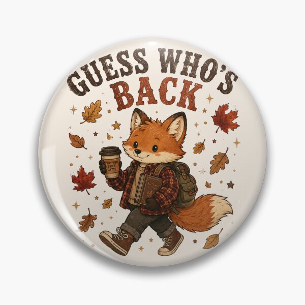Item preview, Guess Who's Back Fall Fox Pumpkin Spice Autumn Teacher designed and sold by Yellowriversss.