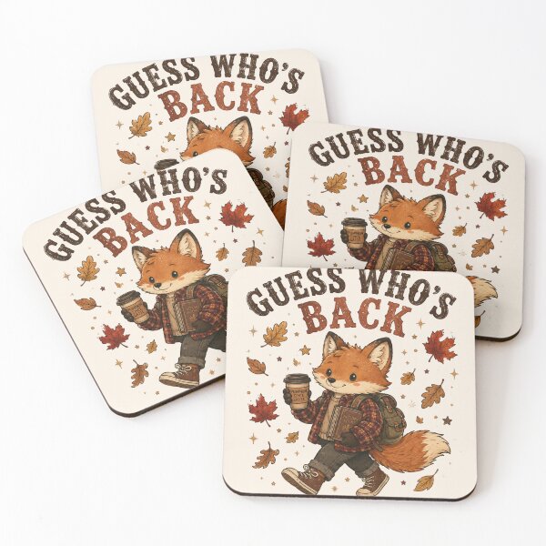 Item preview, Guess Who's Back Fall Fox Pumpkin Spice Autumn Teacher designed and sold by Yellowriversss.
