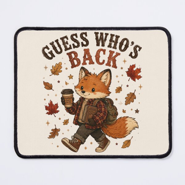 Item preview, Guess Who's Back Fall Fox Pumpkin Spice Autumn Teacher designed and sold by Yellowriversss.