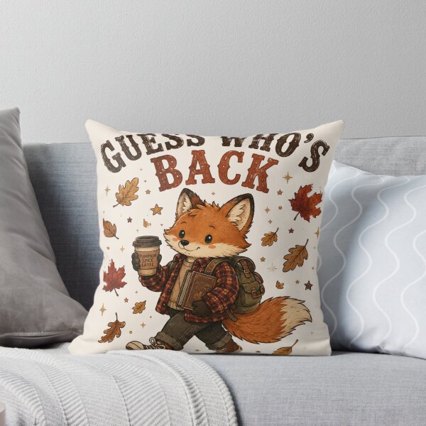 Item preview, Guess Who's Back Fall Fox Pumpkin Spice Autumn Teacher designed and sold by Yellowriversss.
