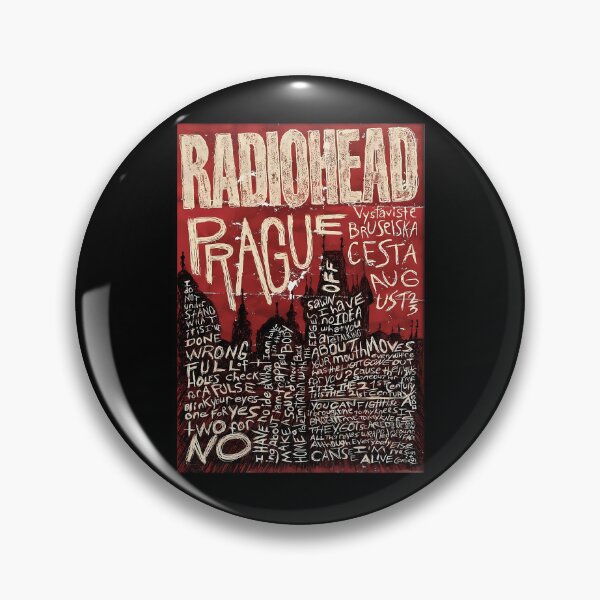 Item preview, Radiohead Prague Concert Lyric Poster designed and sold by GarrisonKling1.