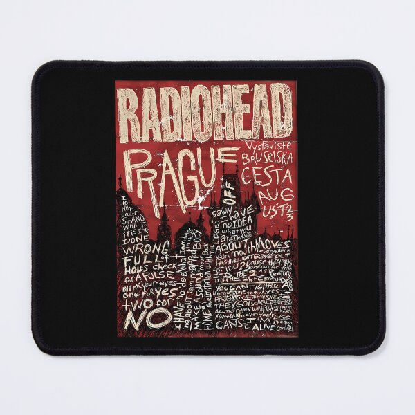 Item preview, Radiohead Prague Concert Lyric Poster designed and sold by GarrisonKling1.