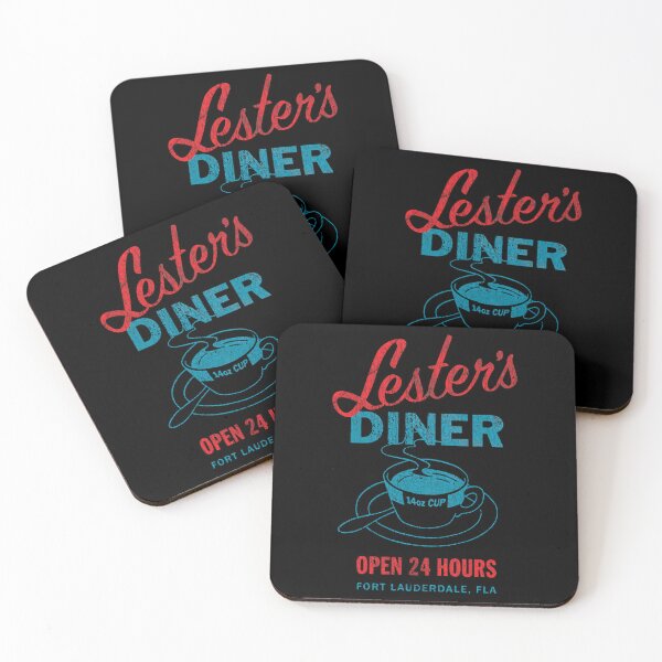 Item preview, Lester's Diner Fort Lauderdale Open 24 Hours Coffee Cup designed and sold by AnselReinger.