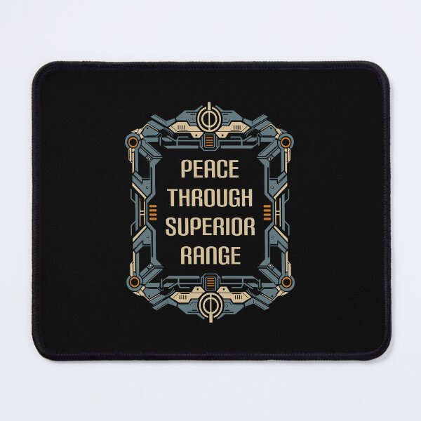 Item preview, Peace Through Superior Range Wargaming designed and sold by pixeptional.